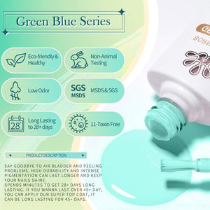 Blue Gel Polish CG030 10ml Gel Nail Polish BORN PRETTY 