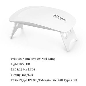 [Limited Offer]6W Mini UV LED Nail Lamp Tools & Accessories BORN PRETTY 