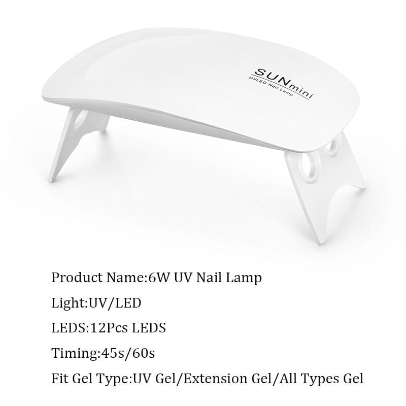 [Limited Offer]6W Mini UV LED Nail Lamp Tools & Accessories BORN PRETTY 