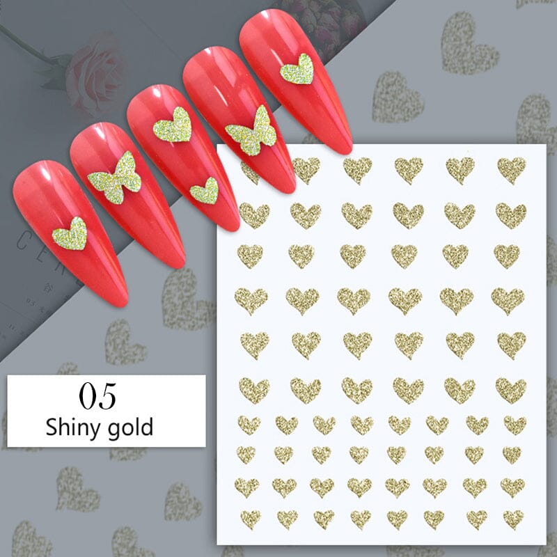 Reflective Glitter 3D Nail Sticker DIY Nails BORN PRETTY 05 