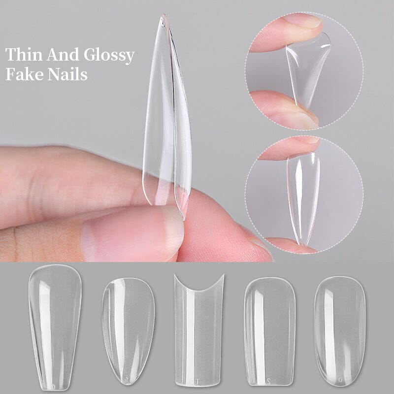 100Pcs/Box Transparent Nail Tips Tools & Accessories BORN PRETTY 