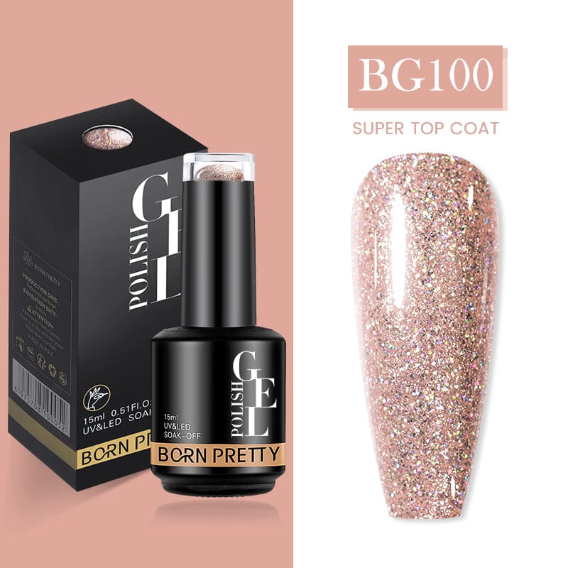 Pure Glitter Gel Polish 15ml Gel Nail Polish BORN PRETTY BG100 