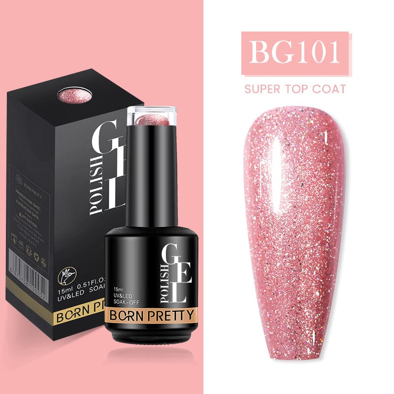 Pure Glitter Gel Polish 15ml Gel Nail Polish BORN PRETTY BG101 