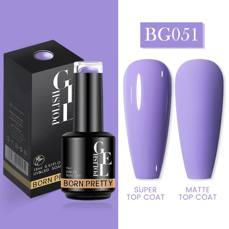 Pure Glitter Gel Polish 15ml Gel Nail Polish BORN PRETTY BG051 