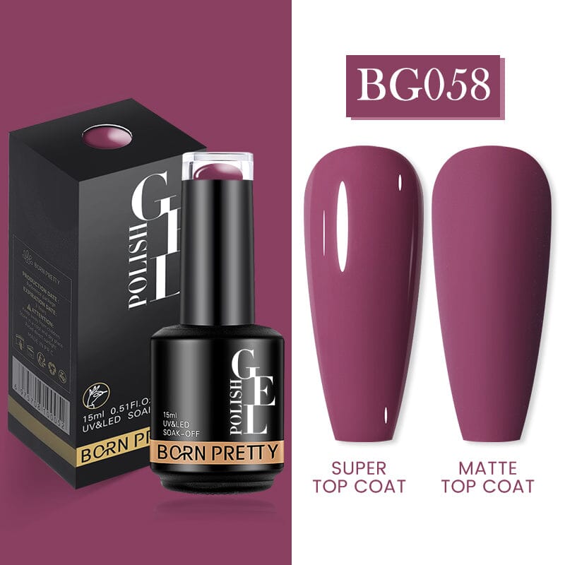 Pure Glitter Gel Polish 15ml Gel Nail Polish BORN PRETTY BG058 