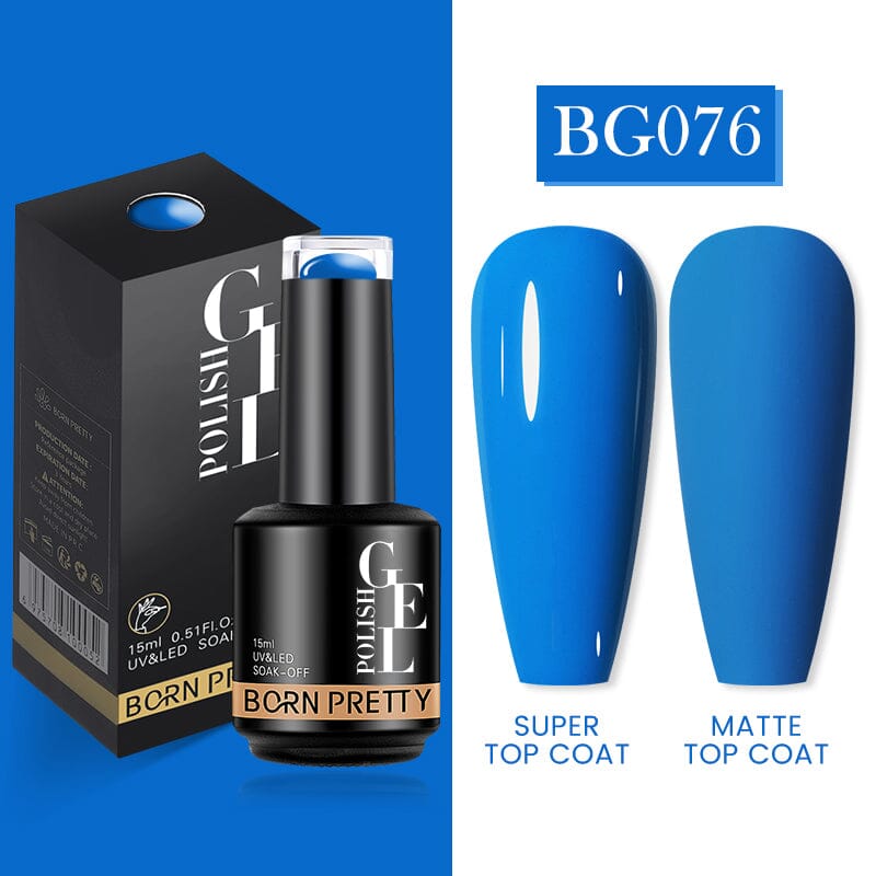 Pure Glitter Gel Polish 15ml Gel Nail Polish BORN PRETTY BG076 