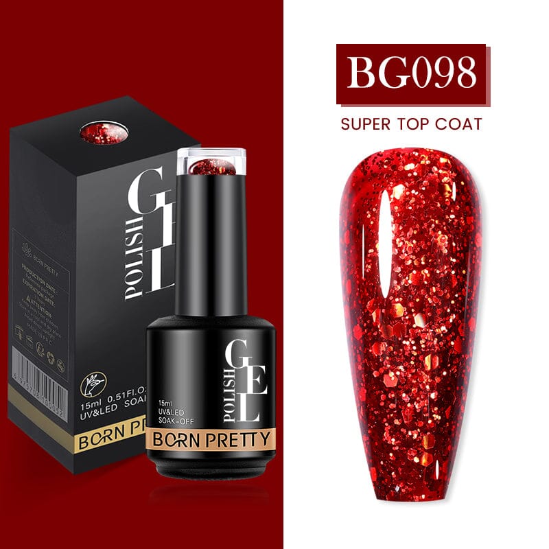 Pure Glitter Gel Polish 15ml Gel Nail Polish BORN PRETTY BG098 