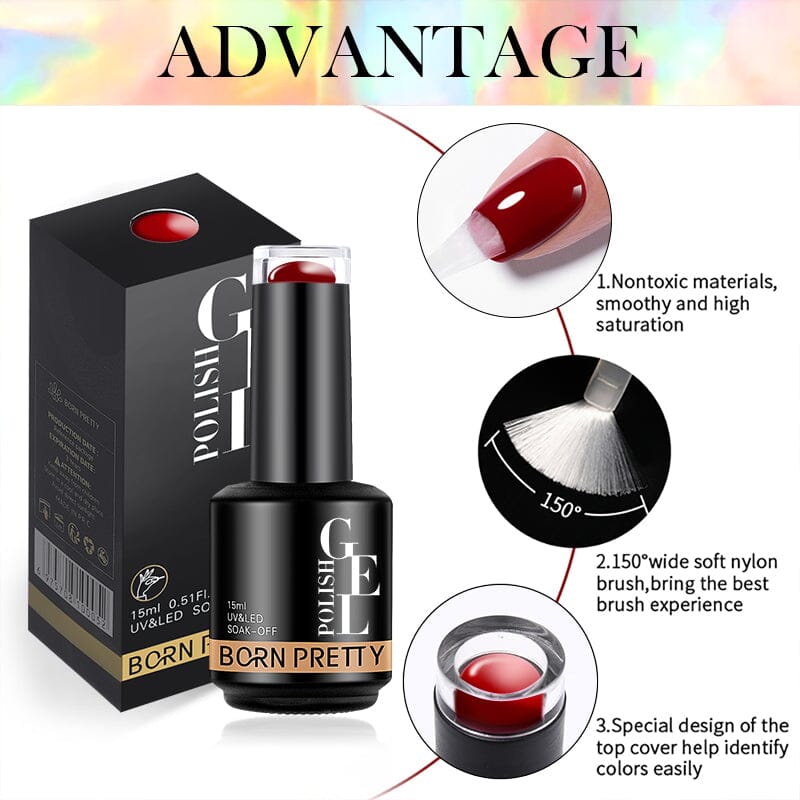 Pure Glitter Gel Polish 15ml Gel Nail Polish BORN PRETTY 