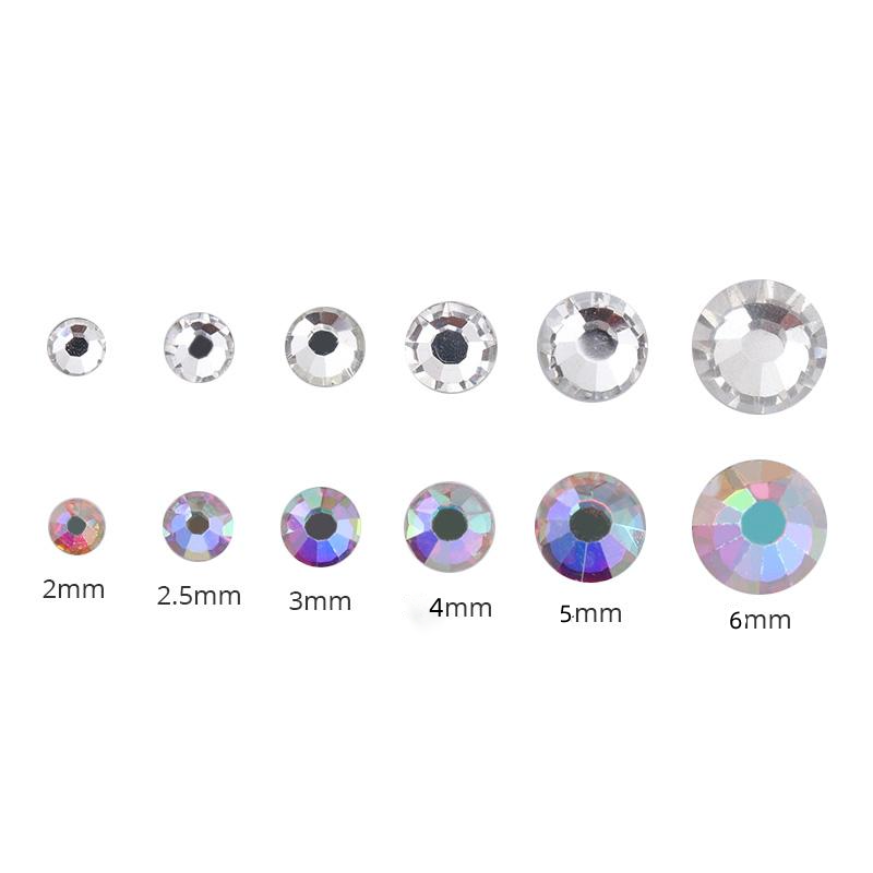 1 Box Clear Colorful Nail Rhinestones DIY Nails BORN PRETTY 