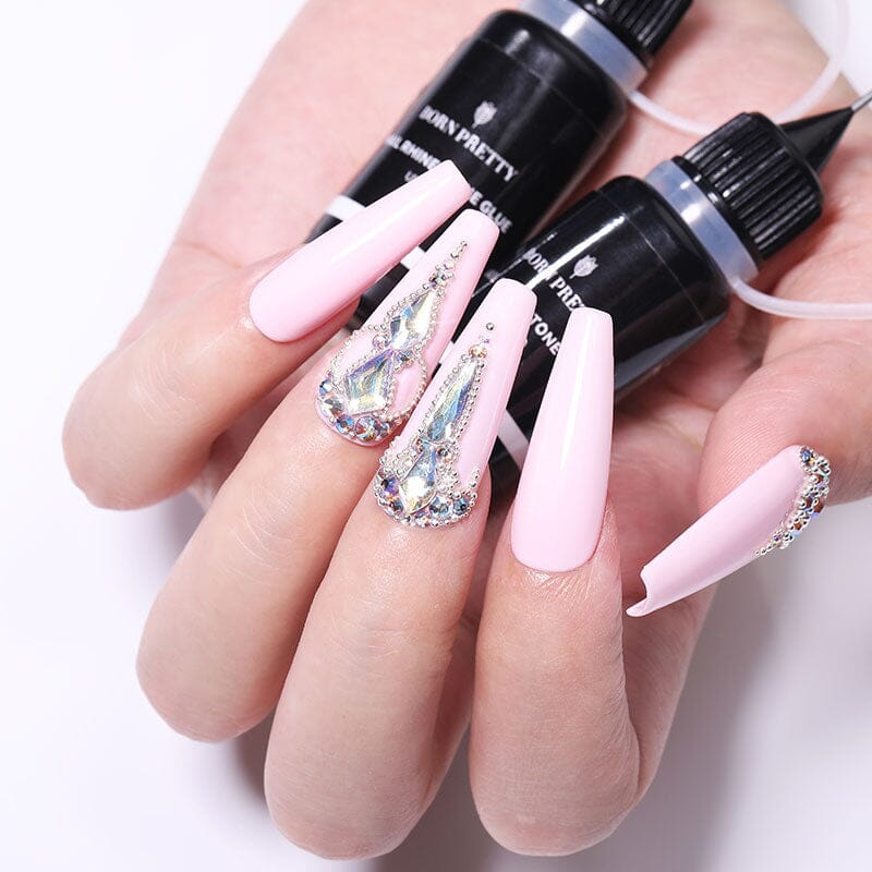 Nail Rhinestone Glue Gel Nail Polish BORN PRETTY 
