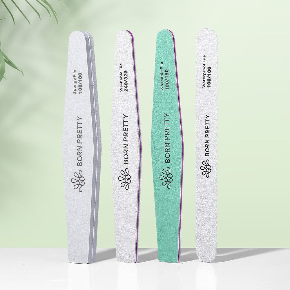 Nail File 100/180 240/320 Tools & Accessories BORN PRETTY 4 Patterns 