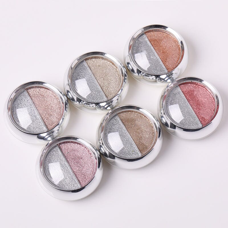 Double Colors Solid Mirror Powder Nail Powder BORN PRETTY 6 Colors 