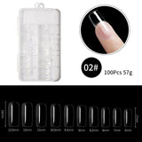 100Pcs/Box Transparent Nail Tips Tools & Accessories BORN PRETTY 02 