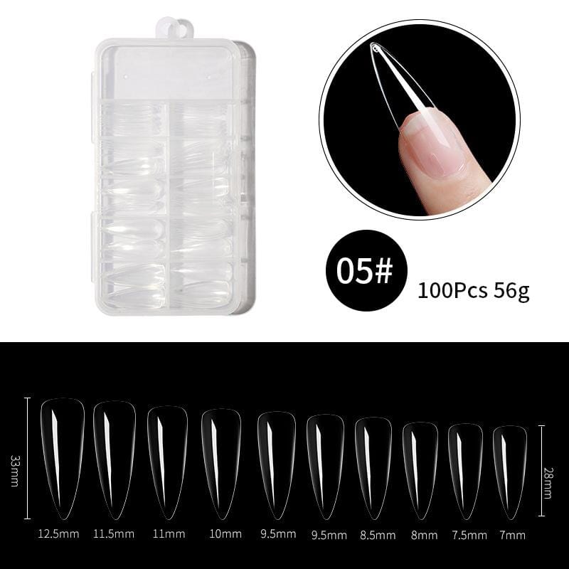 100Pcs/Box Transparent Nail Tips Tools & Accessories BORN PRETTY 05 