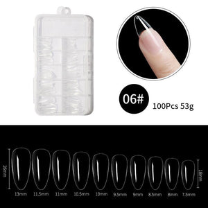 100Pcs/Box Transparent Nail Tips Tools & Accessories BORN PRETTY 06 