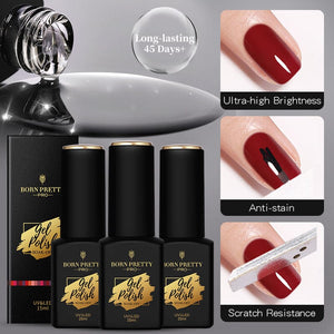 Base Gel Matte Super Top Coat 15ml Gel Nail Polish BORN PRETTY 