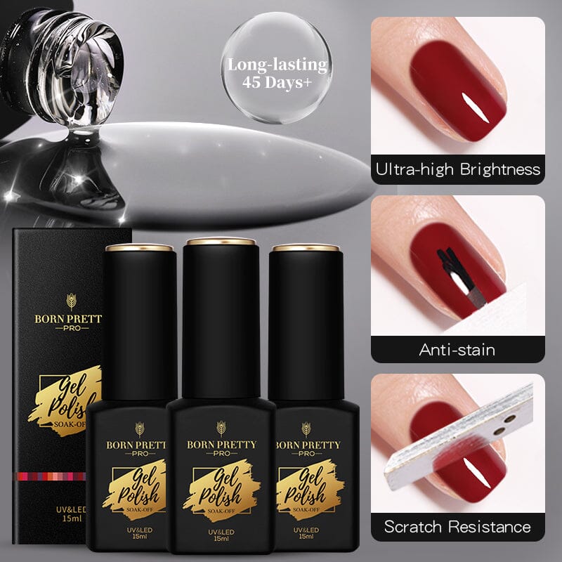 Base Gel Matte Super Top Coat 15ml Gel Nail Polish BORN PRETTY 