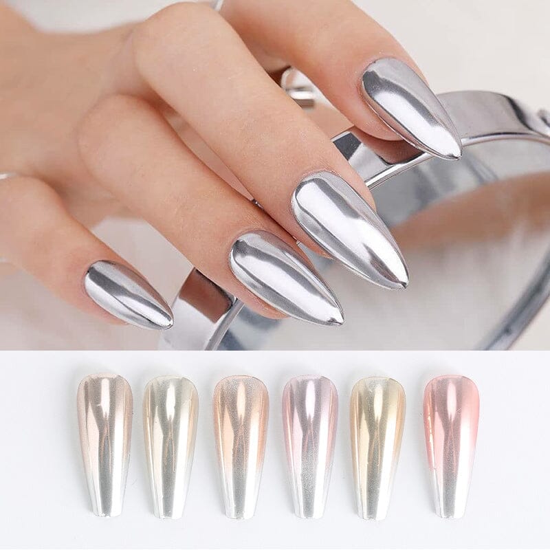 Double Colors Solid Mirror Powder Nail Powder BORN PRETTY 