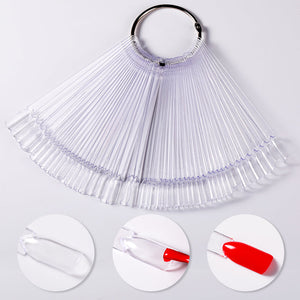Transparent - 50pcs False Nail Tips for Display Tools & Accessories BORN PRETTY 