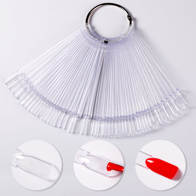 Transparent - 50pcs False Nail Tips for Display Tools & Accessories BORN PRETTY 