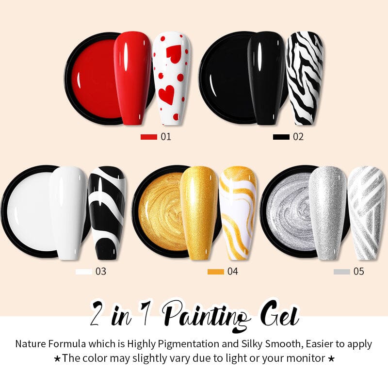 2 In 1 Painting Gel Gel Nail Polish BORN PRETTY 