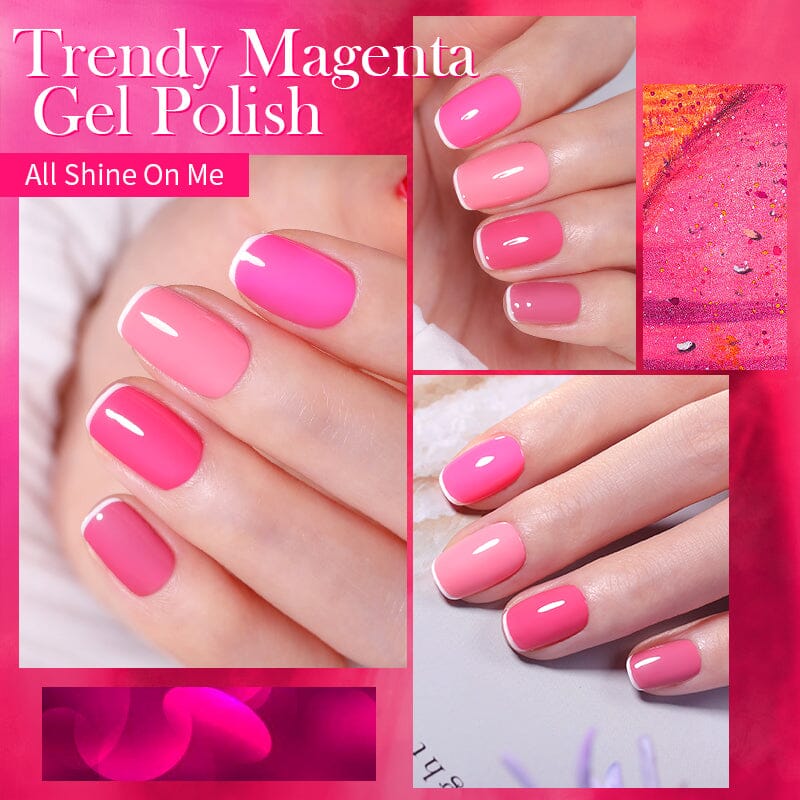 Trendy Magenta Gel Polish 10ml Gel Nail Polish BORN PRETTY 
