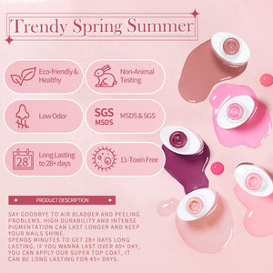 Trendy Spring Summer Gel Polish 10ml Gel Nail Polish BORN PRETTY 